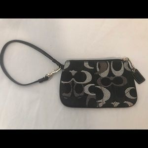 Coach black wristlet brand new condition